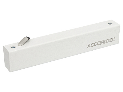 ML-100K с уголком, цвет белый, Электромагнитный замок ACCORDTEC, 100 кг, накладной — изображение 2
