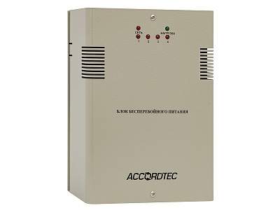 ББП-40 v.4 Блок бесперебойного питания ACCORDTEC, 12 В, 4 (4 х 1А)