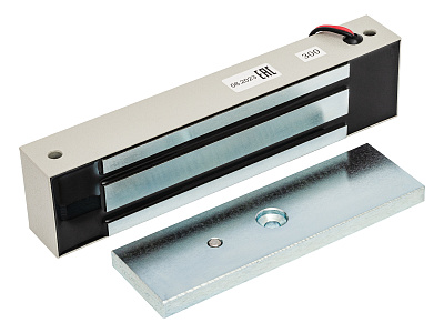 ML-295K с уголком, Электромагнитный замок ACCORDTEC, 300 кг, накладной