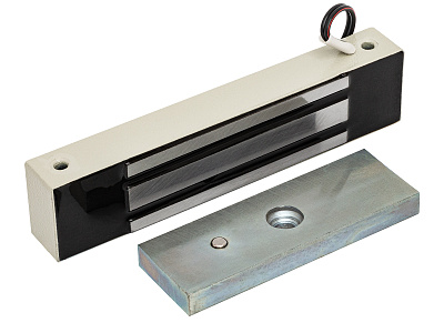 ML-180K с планкой, Электромагнитный замок ACCORDTEC, 200 кг, накладной