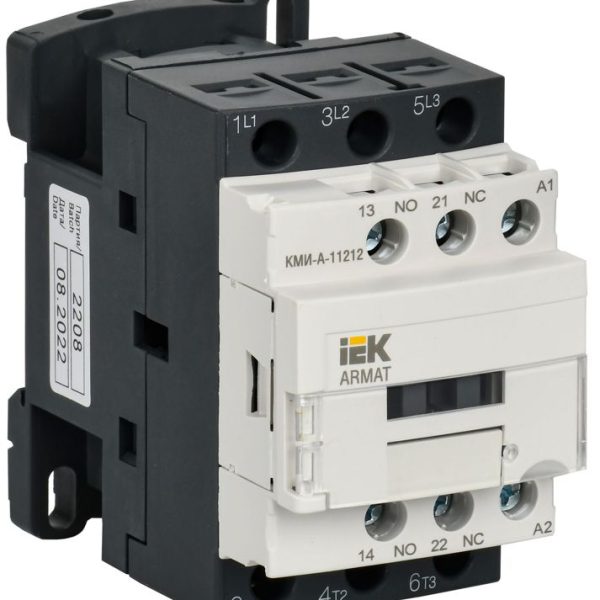 Контактор КМИ-А-11212 LC1D 12А кат. 230В AC 1НО+1НЗ AC-3