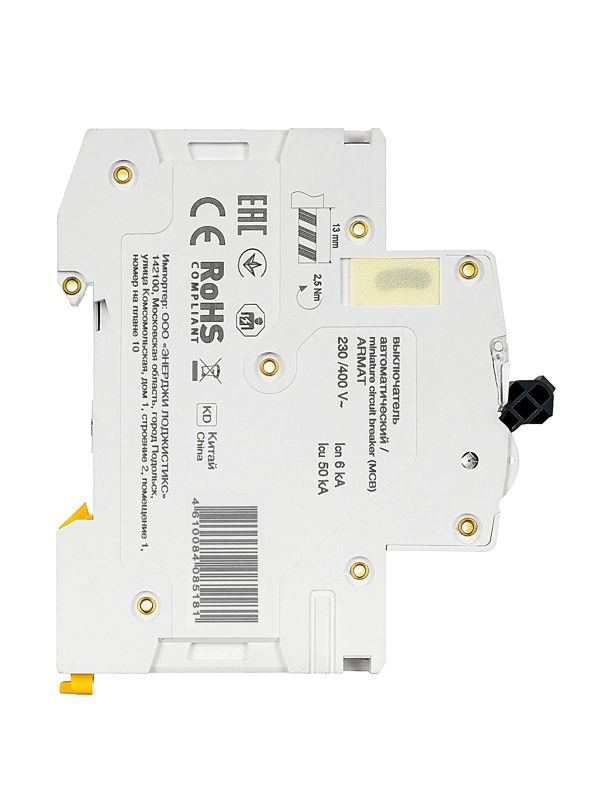 Выключатель автоматический модульный 1п C 10А M06N — изображение 5