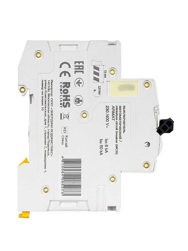 Выключатель автоматический модульный 1п C 16А M06N — изображение 5