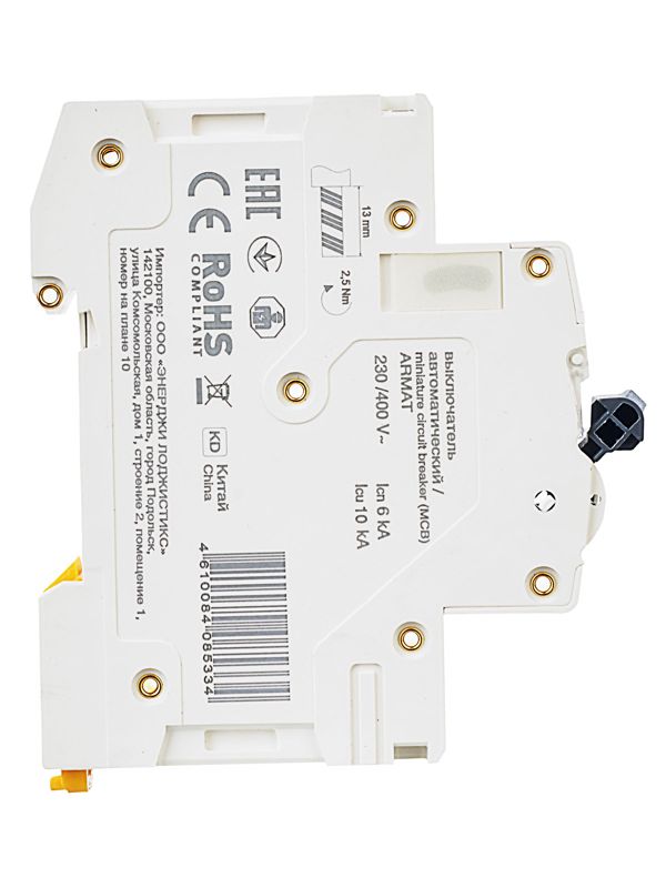 Выключатель автоматический модульный 1п C 32А M06N — изображение 5