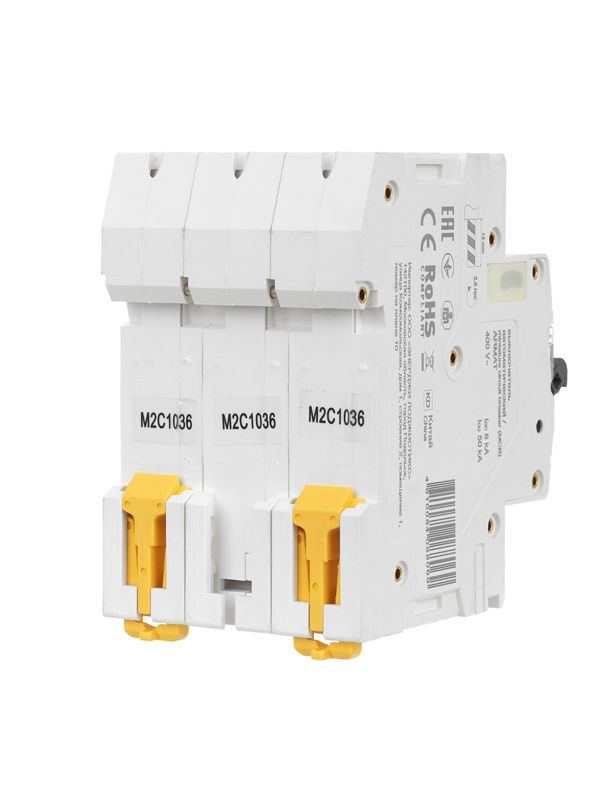 Выключатель автоматический модульный 3п C 10А M06N — изображение 3