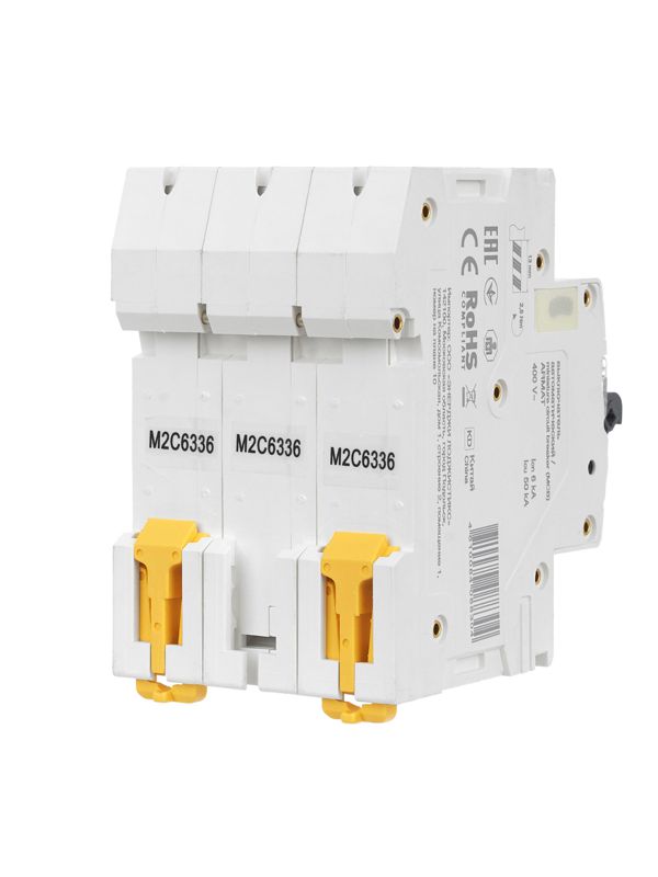 Выключатель автоматический модульный 3п C 63А M06N — изображение 3