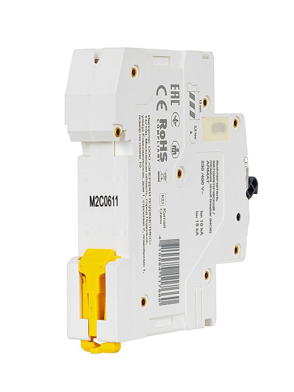 Выключатель автоматический модульный 1п C 6А M10N — изображение 3