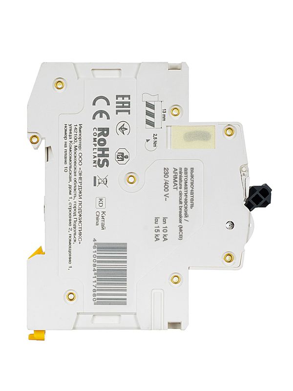 Выключатель автоматический модульный 1п C 6А M10N — изображение 5