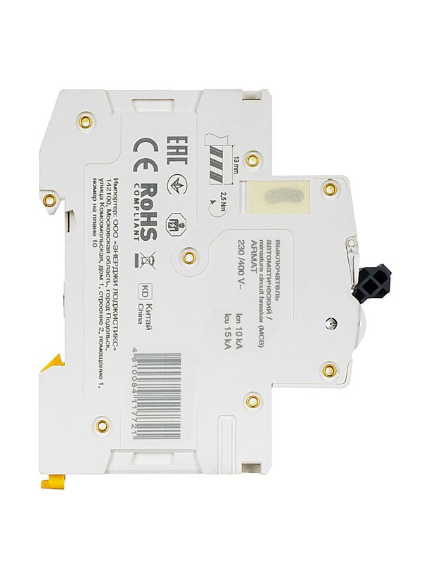 Выключатель автоматический модульный 1п C 16А M10N — изображение 5