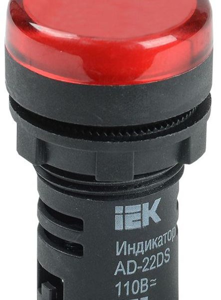 Лампа светосигнальная AD22DS d22мм 24В AC/DC красн