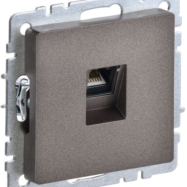 Розетка компьютерная СП RJ45 кат.5E BRITE РК10-БрТБ механизм бронза