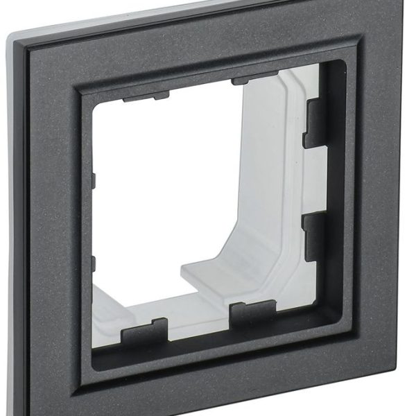 Рамка 1-м IP44 BRITE РУ-1-БрЧ-44 черн