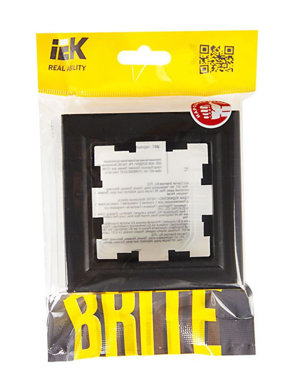 Рамка 1-м IP44 BRITE РУ-1-БрЧ-44 черн — изображение 5