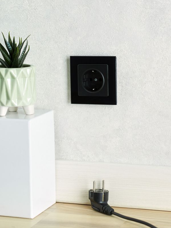 Рамка 1-м BRITE РУ-1-2-БрЧ стекло черн — изображение 7