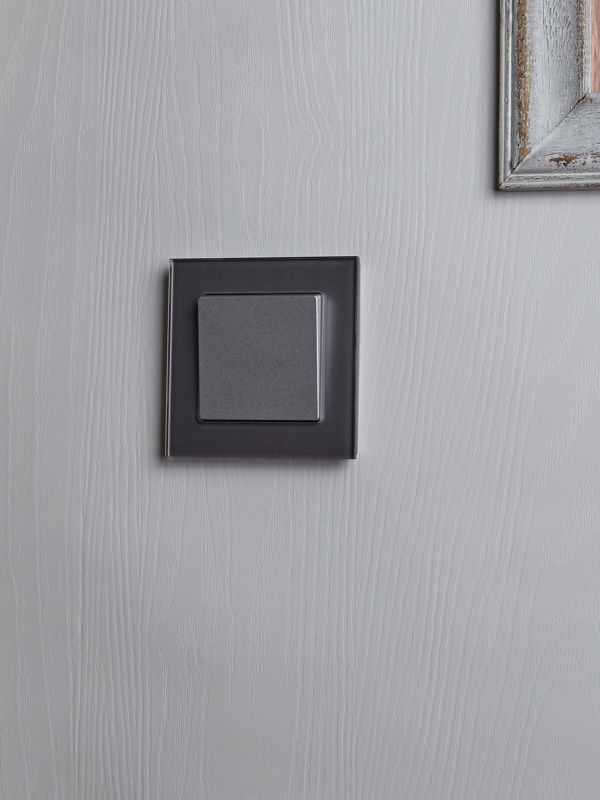 Рамка 1-м BRITE РУ-1-2-БрСе стекло сер — изображение 5