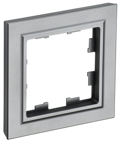 Рамка 1-м BRITE РУ-1-БрС сталь