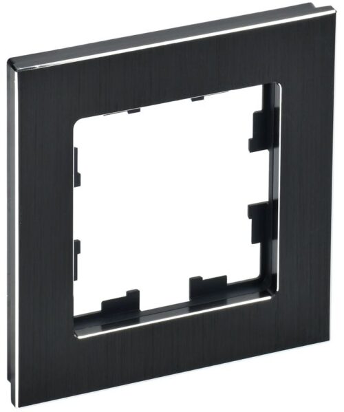 Рамка 1-м BRITE РУ-1-1-БрЧ металл черн