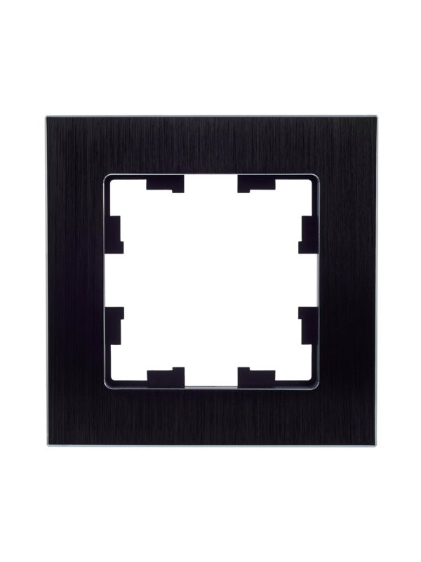 Рамка 1-м BRITE РУ-1-1-БрЧ металл черн — изображение 2