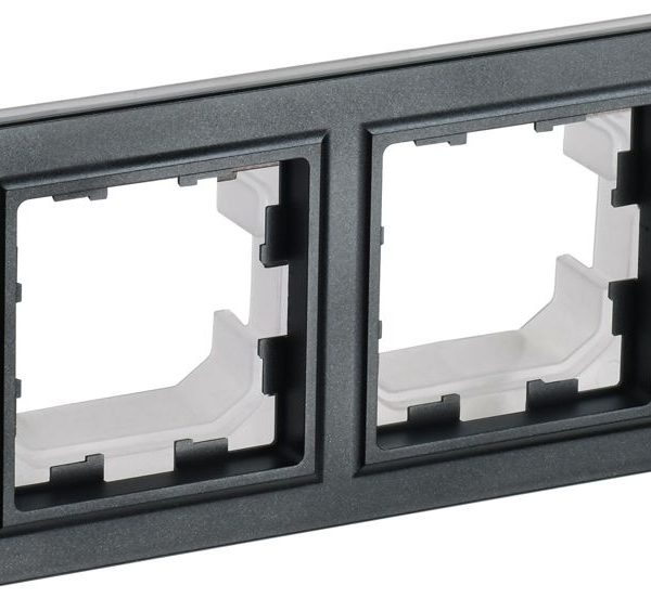 Рамка 2-м IP44 BRITE РУ-2-БрЧ-44 черн