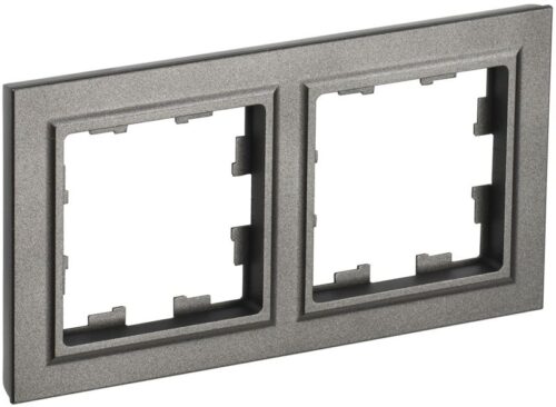 Рамка 2-м BRITE РУ-2-БрШ шампань