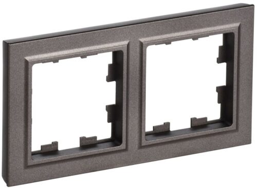 Рамка 2-м BRITE РУ-2-БрТБ бронза