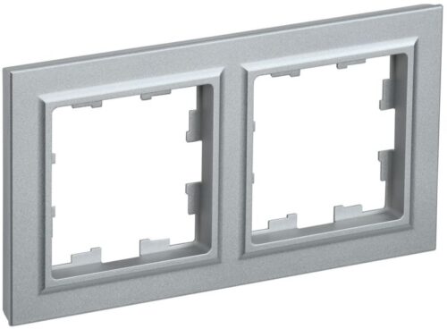 Рамка 2-м BRITE РУ-2-БрА алюм