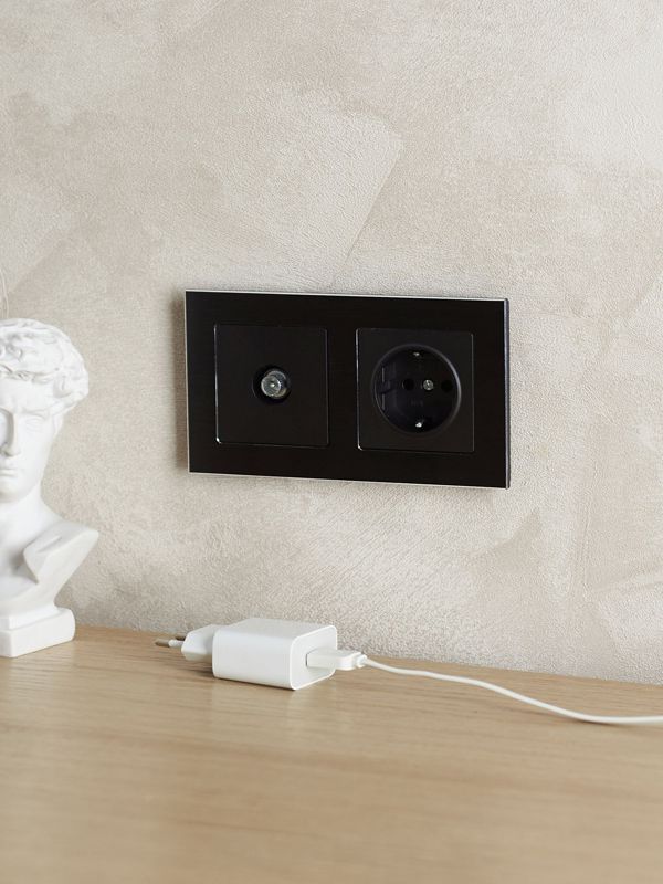 Рамка 2-м BRITE РУ-2-1-БрЧ металл черн — изображение 6