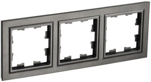 Рамка 3-м BRITE РУ-3-БрТБ бронза