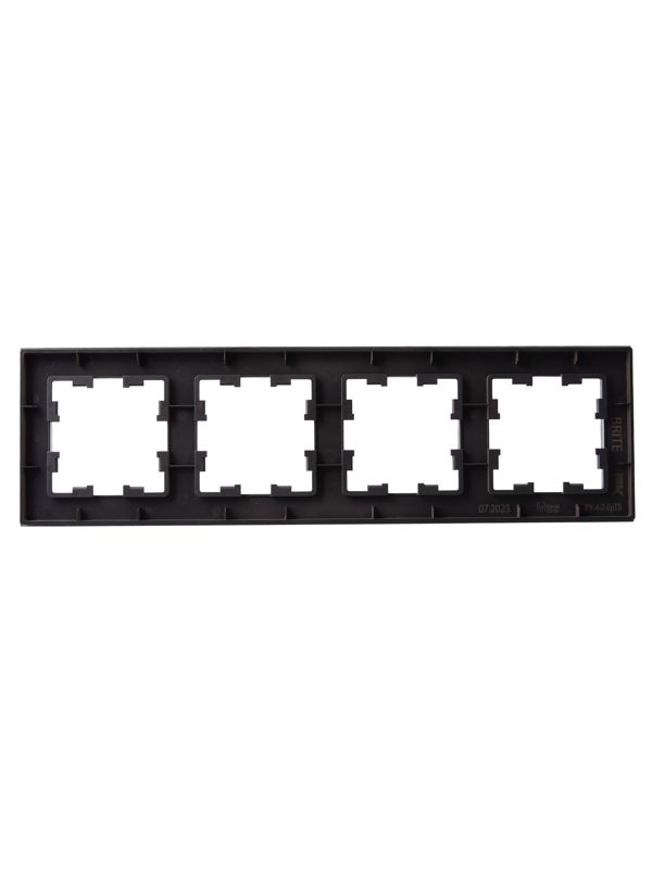 Рамка 4-м BRITE РУ-4-2-БрТБ стекло темн. бронза — изображение 3