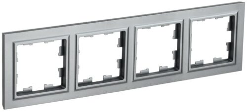Рамка 4-м BRITE РУ-4-БрС сталь