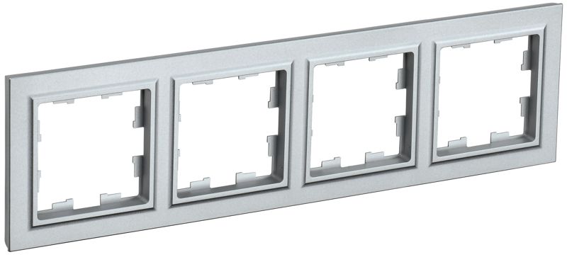 Рамка 4-м BRITE РУ-4-БрА алюм