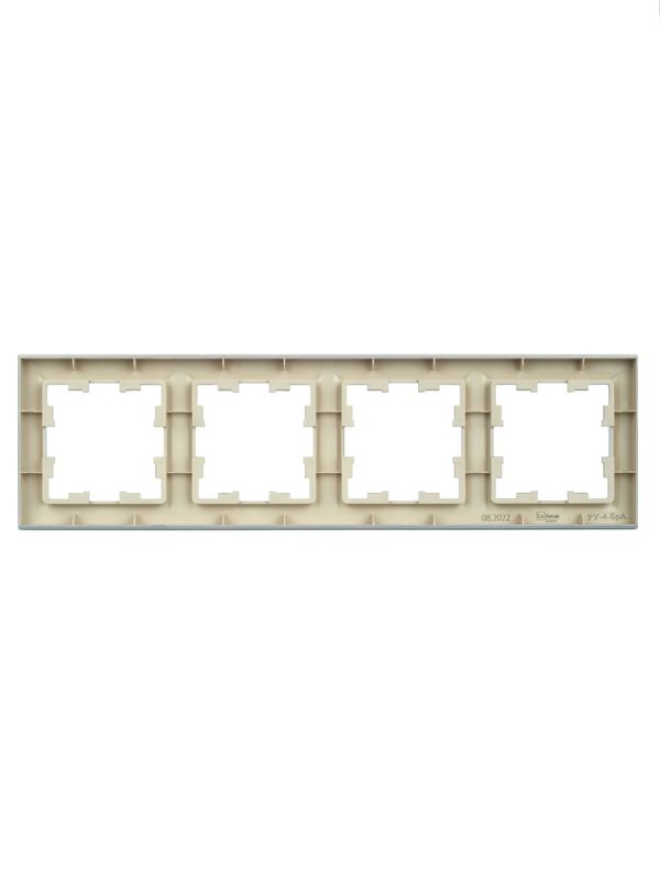 Рамка 4-м BRITE РУ-4-БрА алюм — изображение 4