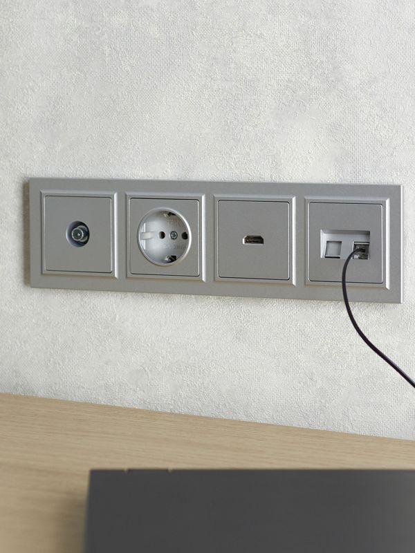 Рамка 4-м BRITE РУ-4-БрА алюм — изображение 6