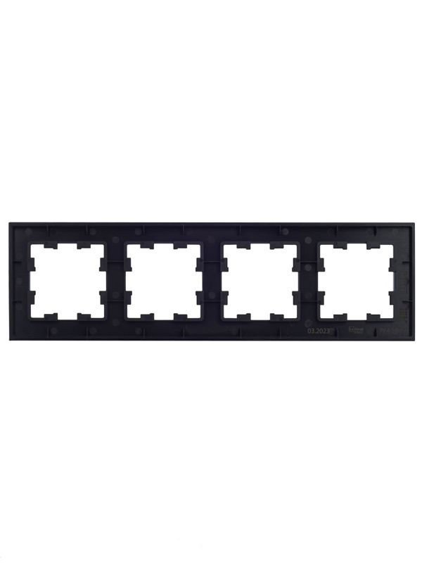 Рамка 4-м BRITE РУ-4-1-БрЧ металл черн — изображение 4