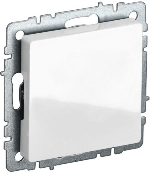 Заглушка с суппортом BRITE МЗ10-БрБ механизм бел