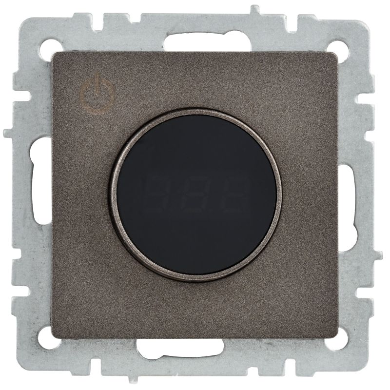 Термостат электронный с индик. BRITE СП IP20 ТС10-1-БрТБ темная механизм бронза — изображение 2