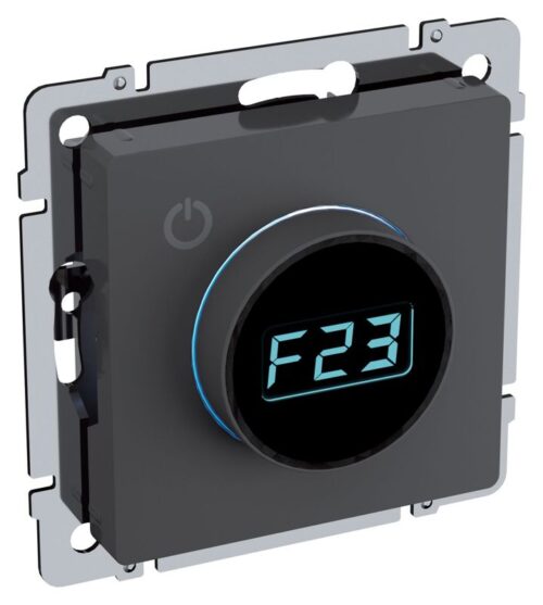 Термостат электронный с индик. BRITE СП IP20 ТС10-1-БрГ механизм графит
