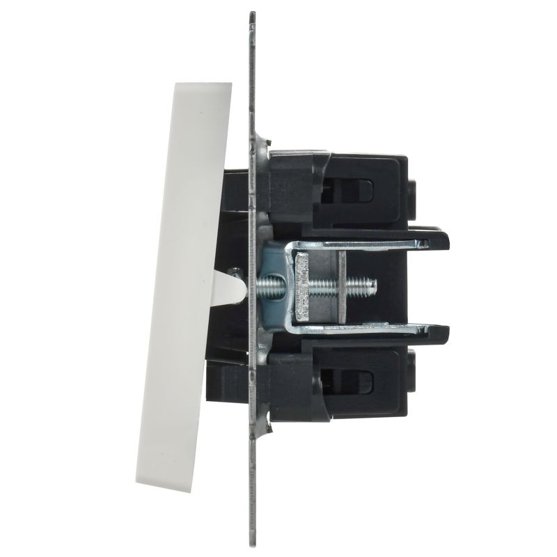 Выключатель 1-кл. СП BRITE ВС10-1-4-БрБ 10А самовозвратн. механизм бел — изображение 7