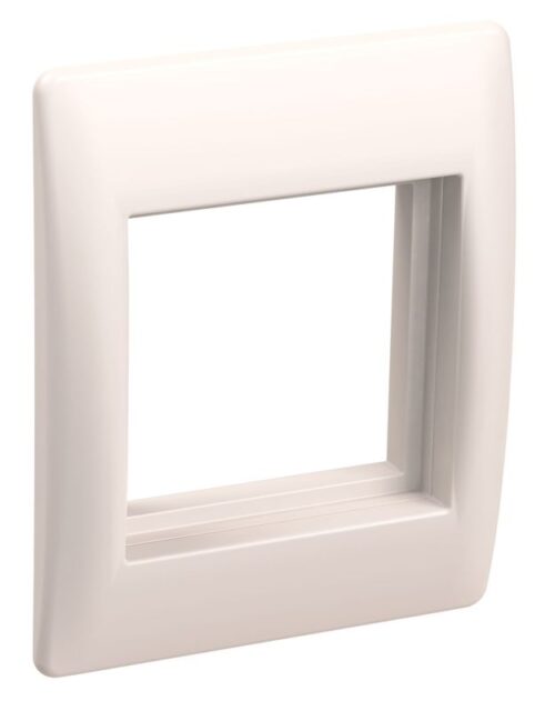 Рамка и суппорт универсальные на 2 мод. бел