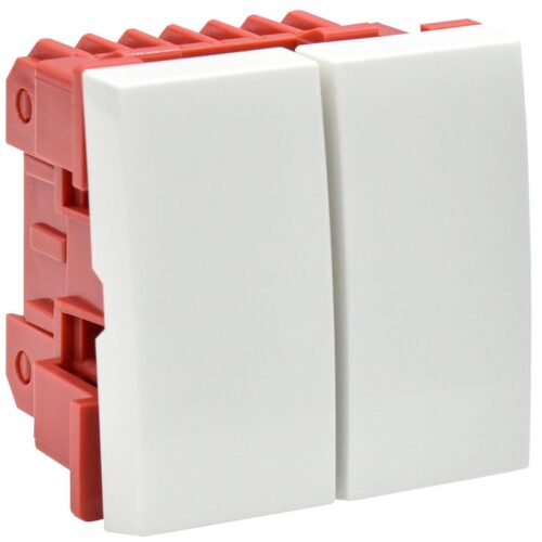 Выключатель 2-кл. 2мод. СП 10А IP20 ВК1-22-00-П бел