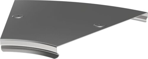 Крышка угла плавного 45град. тип Г01 ESCA 100мм