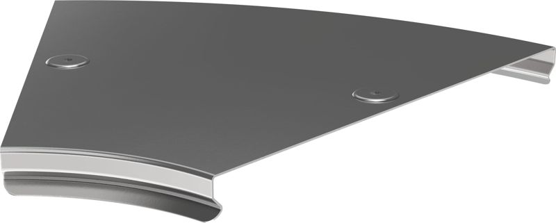 Крышка угла плавного 45град. тип Г01 ESCA 300мм