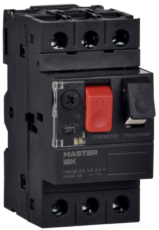 Пускатель ПРК32-2.5 In2.5А Ir1.6-2.5А Ue 660В