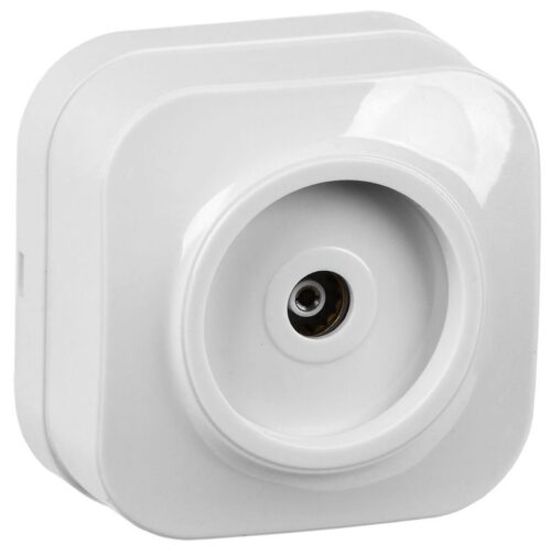 Розетка телевизионная TV 1-м ОП Glory РТВ20-ХБ бел