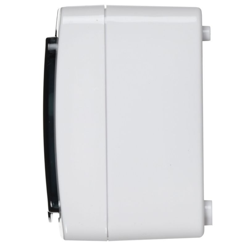 Розетка 2-м ОП Гермес Plus РСб22-3-ГПБд 16А IP54 с заземл. с дым. крышкой бел — изображение 5