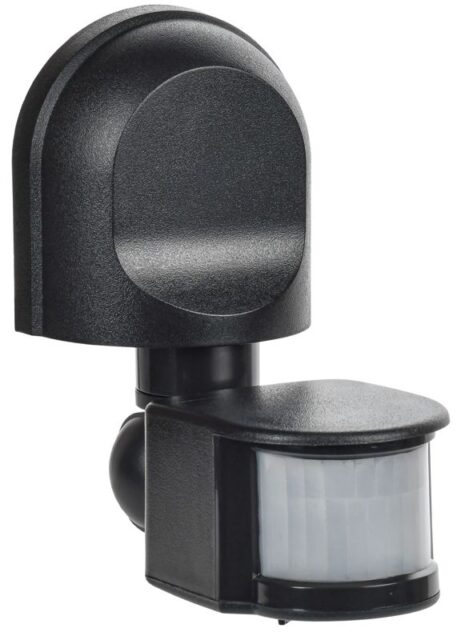 Детектор движения ДД 008 1100Вт угол обз. 180град. дальн. 12м IP44 черн