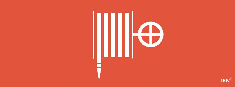 Этикетка самоклеящаяся "Пожарный гидрант" ССА 1005