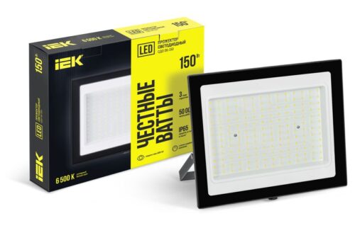 Прожектор светодиодный СДО 06-150 6500К IP65 черн