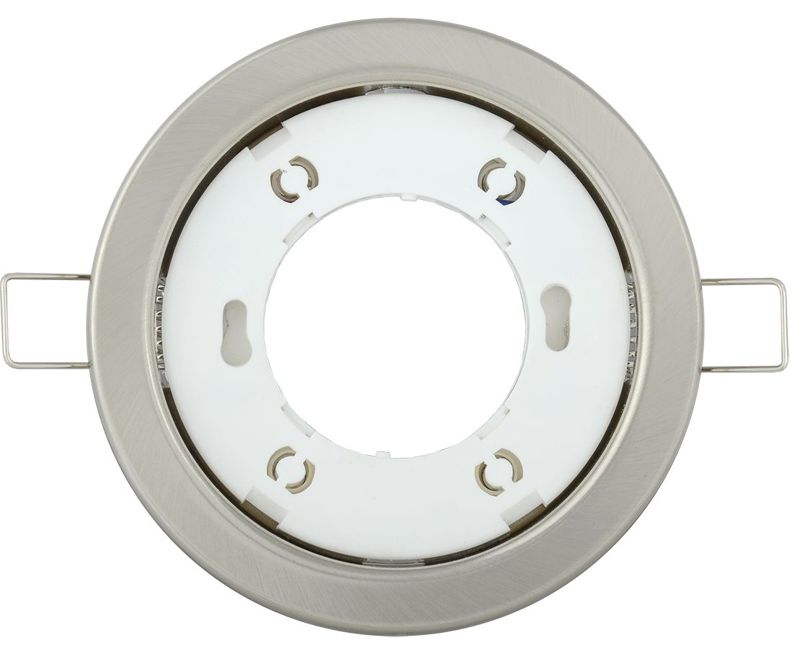 Светильник точечный GX53 встраив. матов. хром