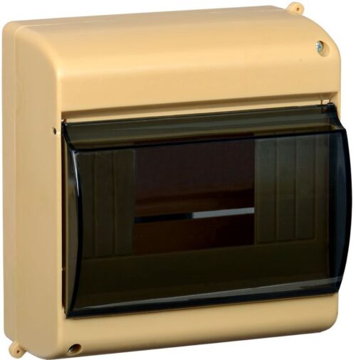 Корпус ОП КМПн 2/6 Krepta 3 IP30 для 6-х авт. выкл. прозр. крышка пластик. сосна